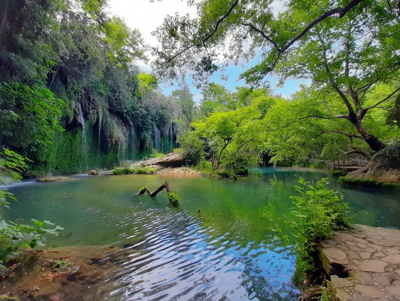 Водопад Куршунлу в Анталии.