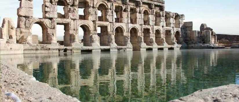 Ancienne ville thermale romaine : Basilica Therma