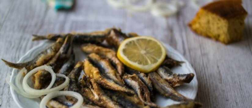 Traditionelles Essen von Trabzon: Hamsi