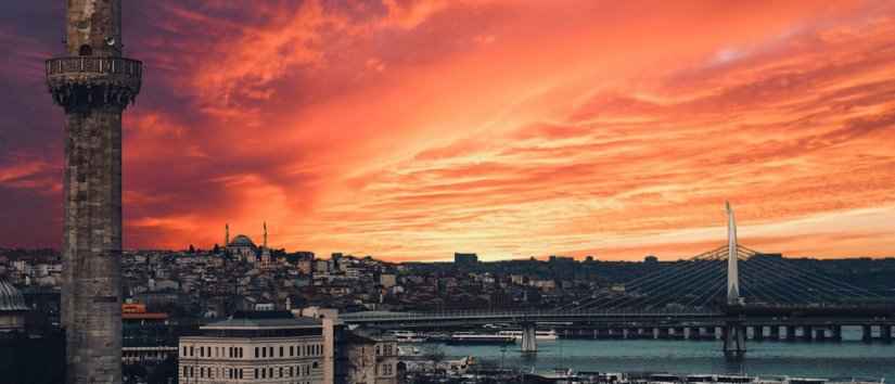 بهترین مناظر غروب آفتاب در استانبول